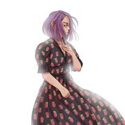 Mae Strawberry Dress